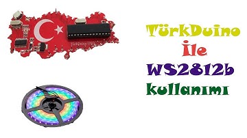 TürkDuino ile Ws2812b Kullanımı | Adreslenebilir led nasıl kullanılır ?