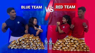 Hot Dogs 100ක් කන පළමු team එකට Rs30,000ක් | First Team to eat 100 Hot dogs wins Rs 30,000