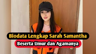 Profil & Biodata Sarah Samantha Pemain Atas Nama Cinta ANTV