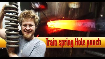Forging a Blacksmith hole punch