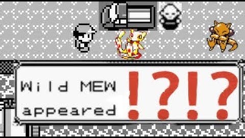 Pokemon Red/Blue/Yellow Versions SIMPLE MEW GLITCH GUIDE!