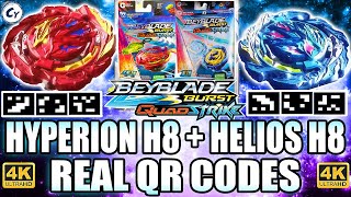 STELLAR HYPERION H8 QR CODE KOMET HELIOS H8 + ALL HYPERION HELIOS QR CODES BEYBLADE BURST QUADSTRIKE