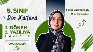 Av Yayınları 5.Sınıf Din Kültürü Ve Ahlak Bilgisi 1. Dönem 1. Yazılıya Hazırlık