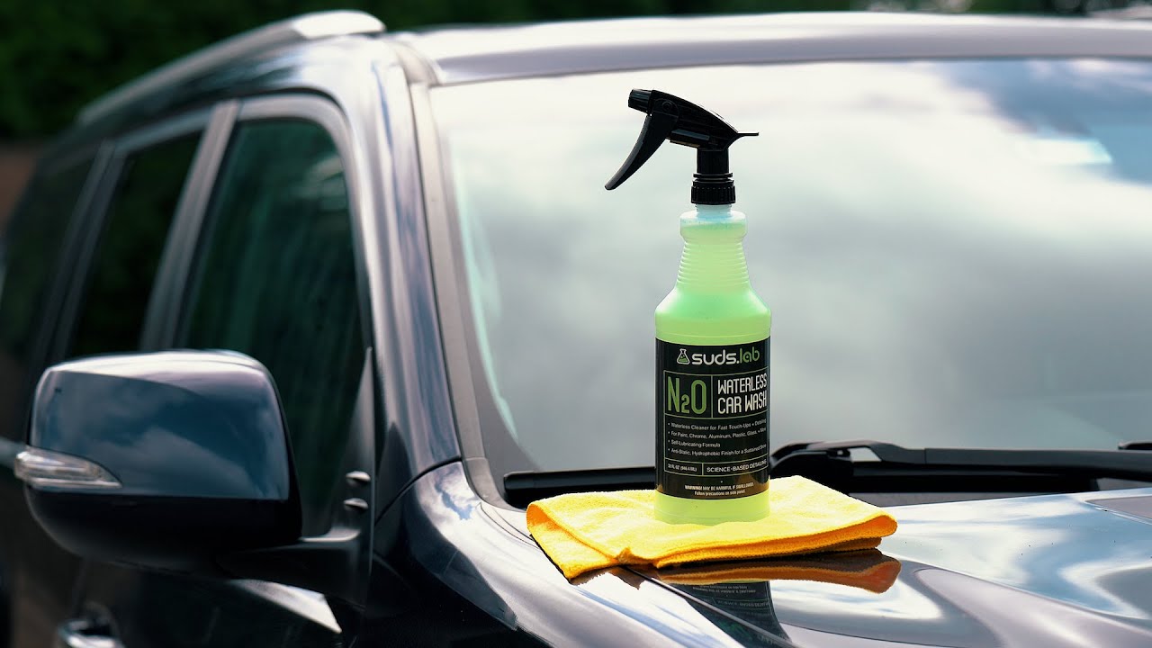 Suds Lab N2O Waterless Car Wash Quick Car Detailer YouTube