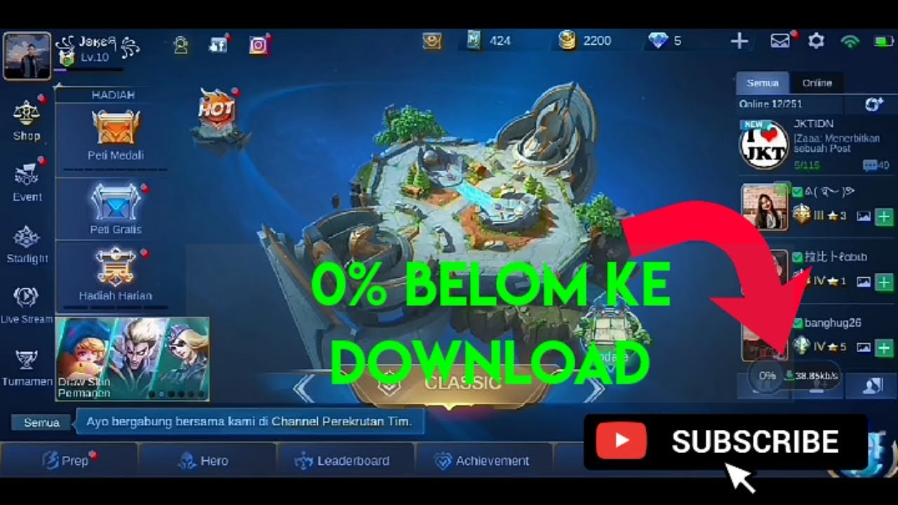  Download  Data  Mobile  Legends  Original dan Data  Mobile  