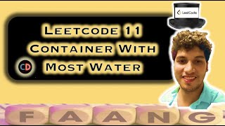 Container With Most Water | Leetcode 11 | Two Pointer  🔥🔥 | Live coding session