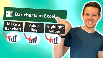 How to create a Bar chart in Excel (Beginner to advanced Bar charts) #ExcelTutorial #Excelerate