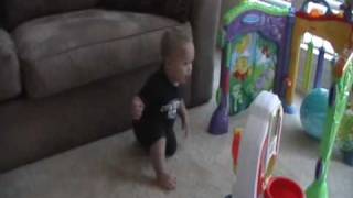 Blaine's first steps 9 months old