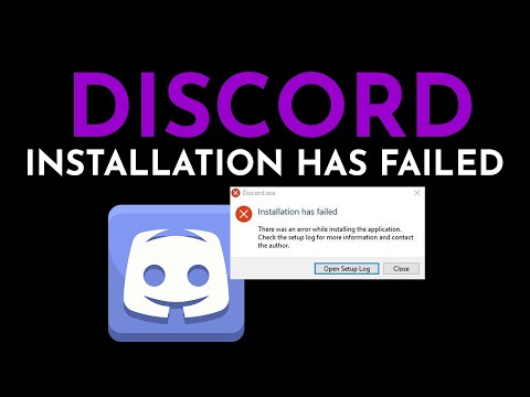 Discord Installation Has Failed Error (2021) | How to Fix Discord Installation Has Failed
