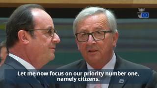 EU agrees Brexit guidelines, puts rights of EU citizens first