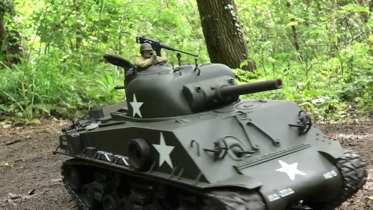 T*U様 1/16 M4 SHERMAN シャーマン RCタンク 1/16 Heng Long U.S M4A3 Sherman 75mm RC Tank Airsoft