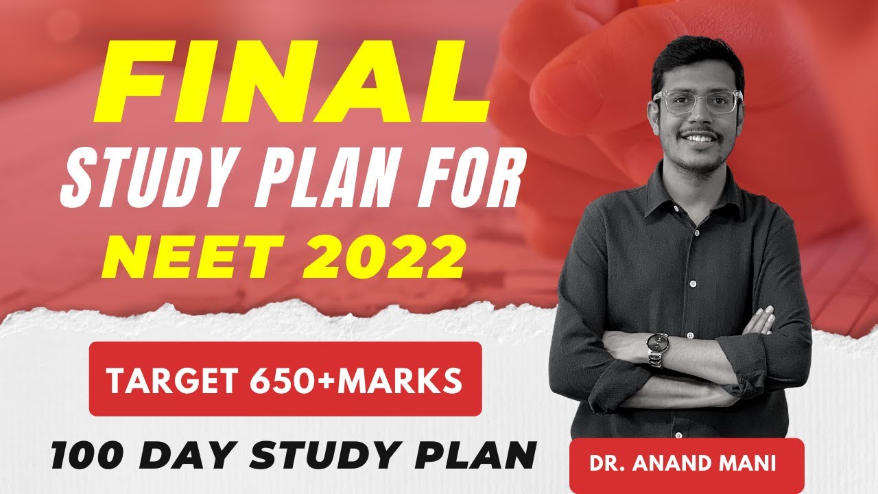 NEET 2022 Toolkit | Target 650+ Marks | 100 Days Study Plan | NEET UG ...