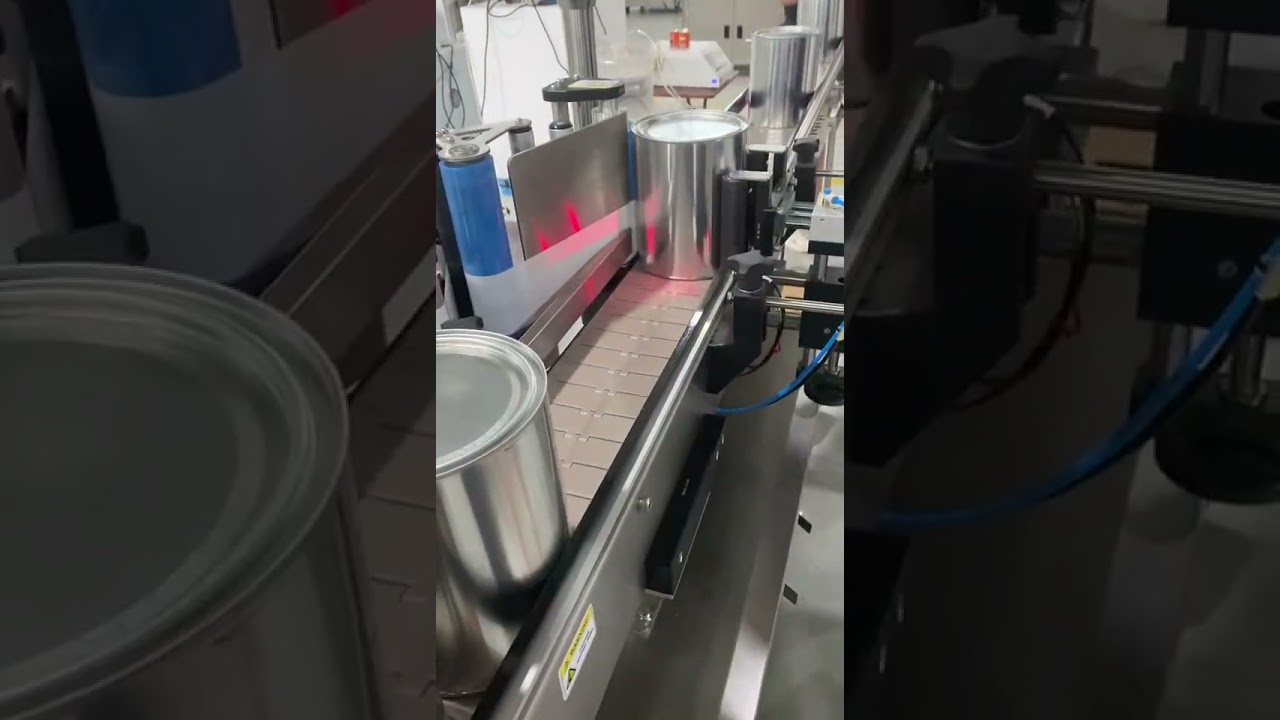 coffee powder tin can sealing machine. 