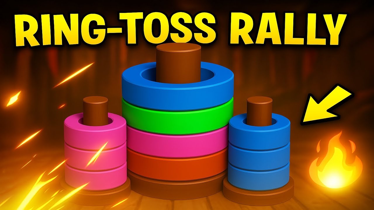 Ring-Toss Rally Gameplay: Epic Ring-Stacking Action! - YouTube