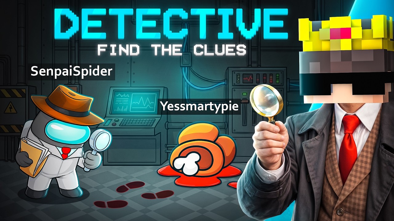 I Became a DETECTIVE in AMONG US! 1000IQ GAMEPLAY