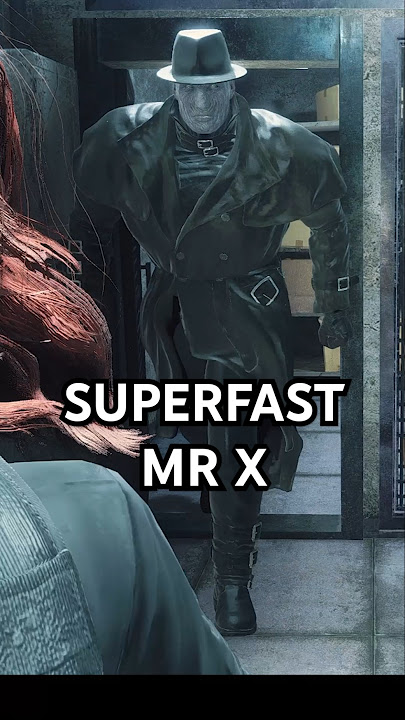 Super fast Mr X in Resident Evil 2 Remake