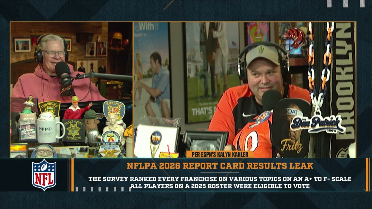 Dan Patrick Reacts To The Leaked NFLPA 2026 Report Cards | 2/27/26