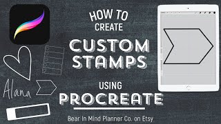 Create Custom Printed Rubber Stamps using Procreate 