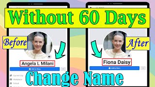 Change Facebook Name Before 60 Days || FB ID Change After Limit ||  Change Name Without 60 Days 2021