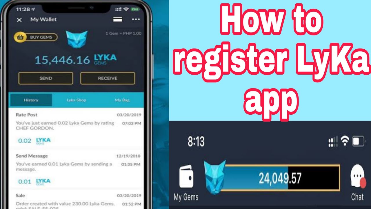 How to register Lyka app how to earn Gems YouTube