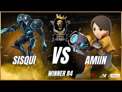 SISQUI (DARK SAMUS) VS AMIIN (MII GUNNER) | SSBU - 95 KINGS OF FIELDS #6 - WINNERS R4