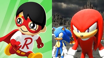 Tag with Ryan vs Sonic Dash 2 Sonic Boom