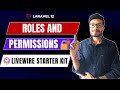 Laravel 12 Livewire Starter Kit — Full Roles & Permissions System using Spatie | Flux UI