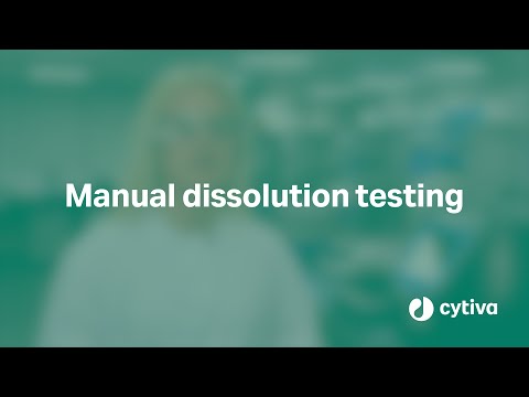 Manual dissolution testing - Cytiva