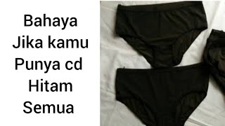 BAHAYA MENGGUNAKAN CELANA DALAM WARNA HITAM TERUS