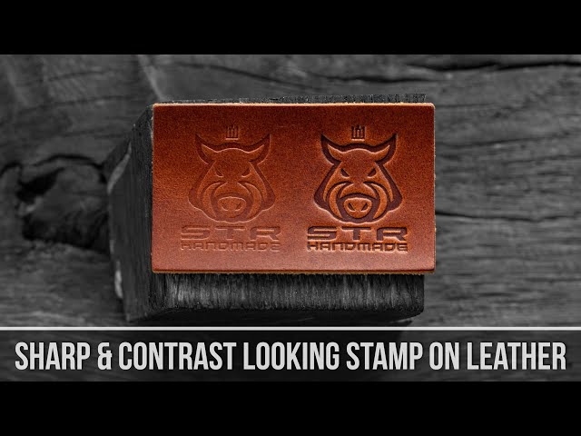 Level up your leather stamping game on the cheap with these custom stamps!  