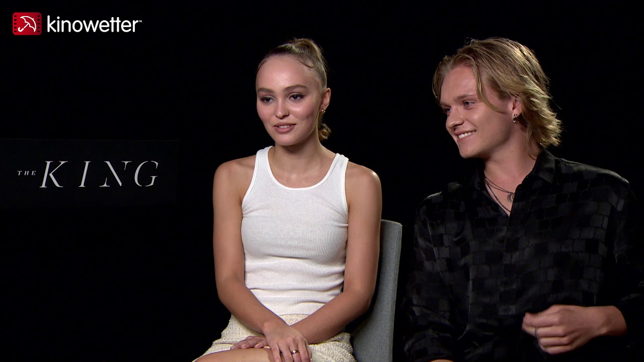 Interview LilyRose Depp & Tom GlynnCarney THE KING YouTube