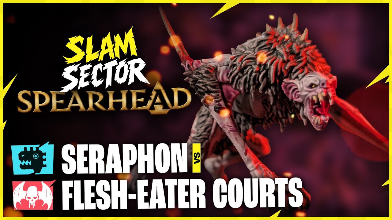 Seraphon vs Flesh-Eater Courts | Age of Sigmar Spearhead LIVE Battle Report