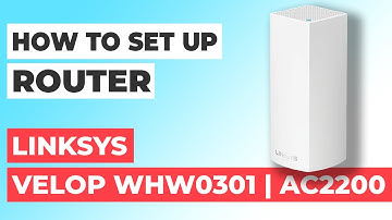 ✅ How to Set Up LINKSYS Velop WHW0301 | How to Setup LINKSYS AC2200 Velop WHW0301 WiFi Router