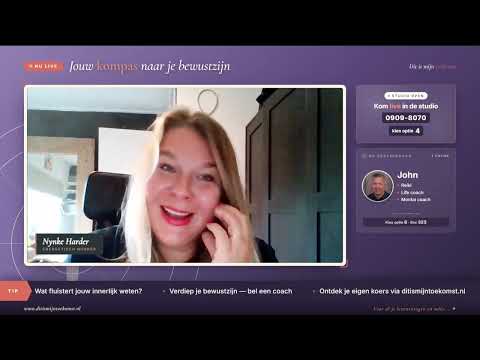 Dinsdag 6 oktober Nynke Harder in Jouw Kompas naar Jouw Bewustzijn