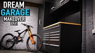 BUILDING MY DREAM GARAGE EP.#1// BIKE CAVE LOCKDOWN PROJECT