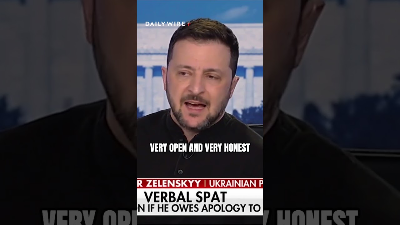 Zelenskyy REFUSES to apologize to Trump