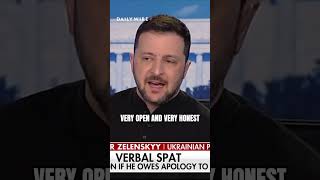 Zelenskyy REFUSES to apologize to Trump