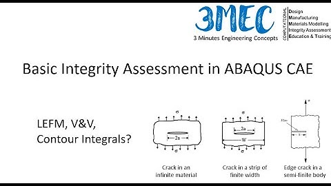 Contour Integrals, J-Integral, Reliability and Integrity Assessment - ABAQUS Tutorial
