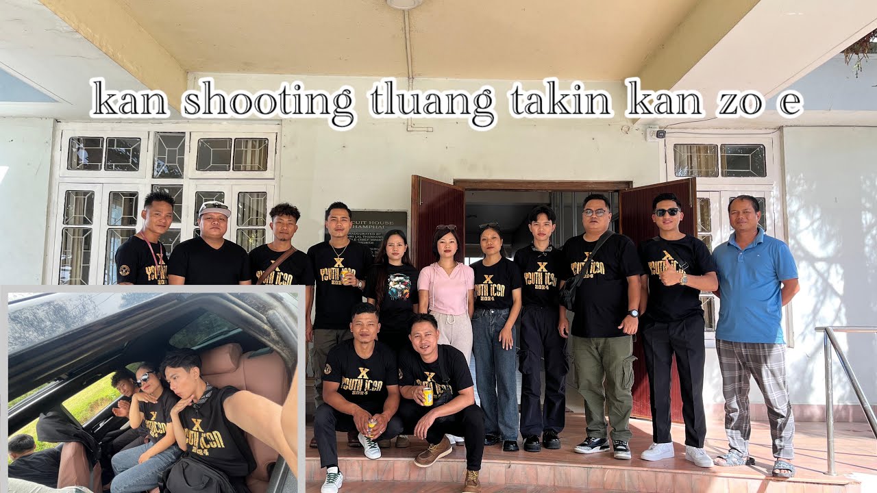 Youthicon 2024 MUSIC VIDEO Shooting day 2 … Kan la phur tlang zel eee…