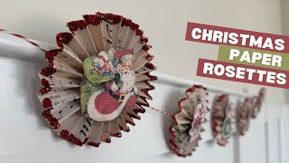 Christmas in July: Timeless Rosette Embellishments for Banners & More