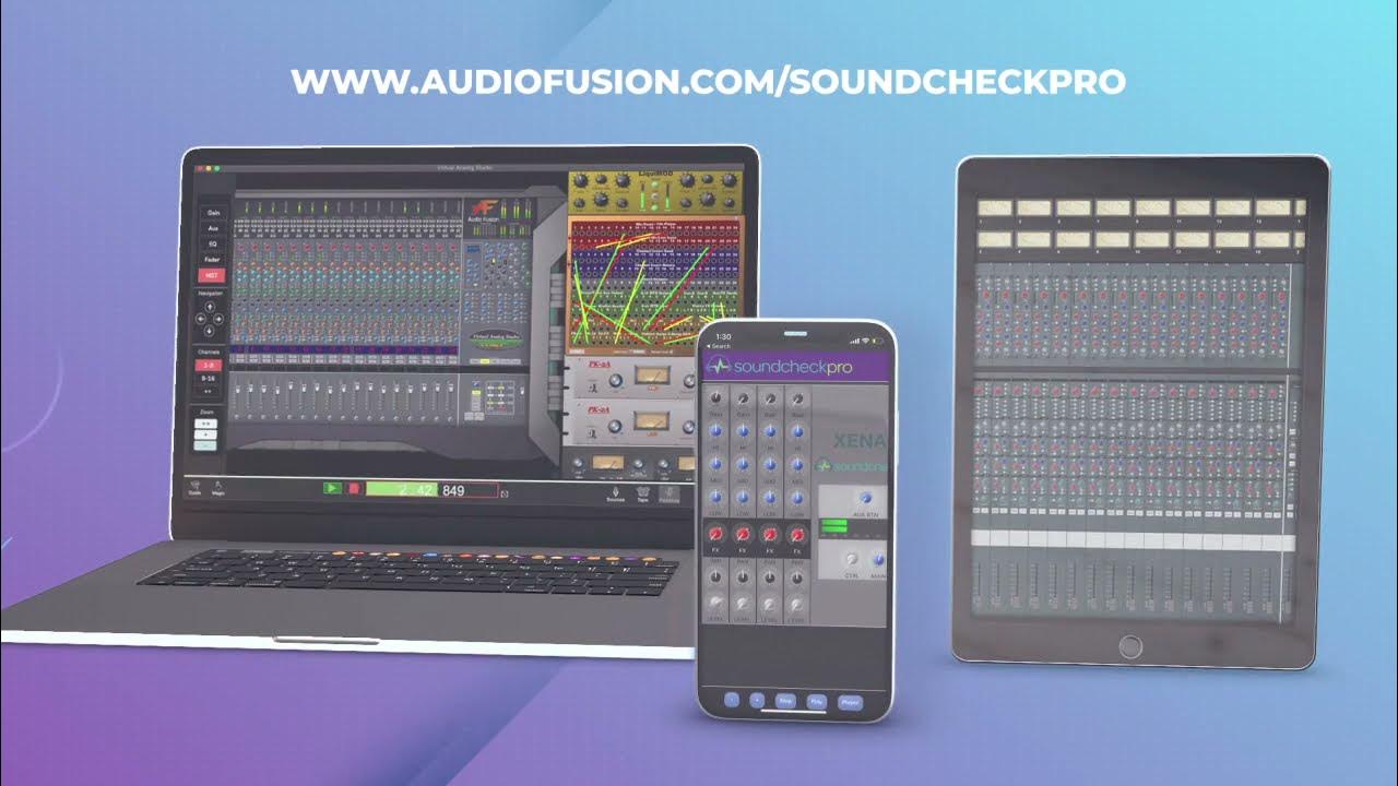 SoundcheckPro Virtual Console & Signal Flow Simulator Promo YouTube