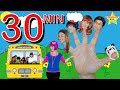 Daddy Five Finger Family & Wheels on the Bus Song Collection -  Debbie Doo