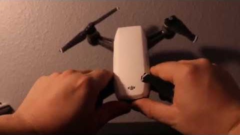 DJI Spark Drone How to remove and install memory card