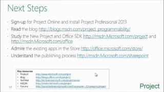 Summary of Project 2013 and Project Server 2013 Desktop Extensibility