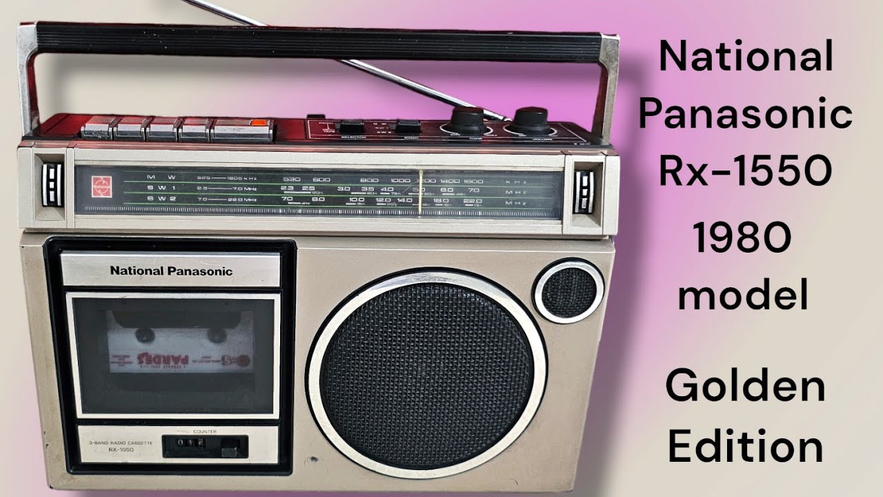 National Panasonic rx-1550 about in Hindi. sold out in odisha. - YouTube