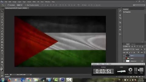 Photoshop CS6 Epic 3D Flag