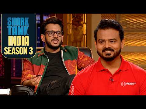 'GridMats' का Road बनाने का Innovative Idea | Shark Tank India S3 | Male Enterpreneurs