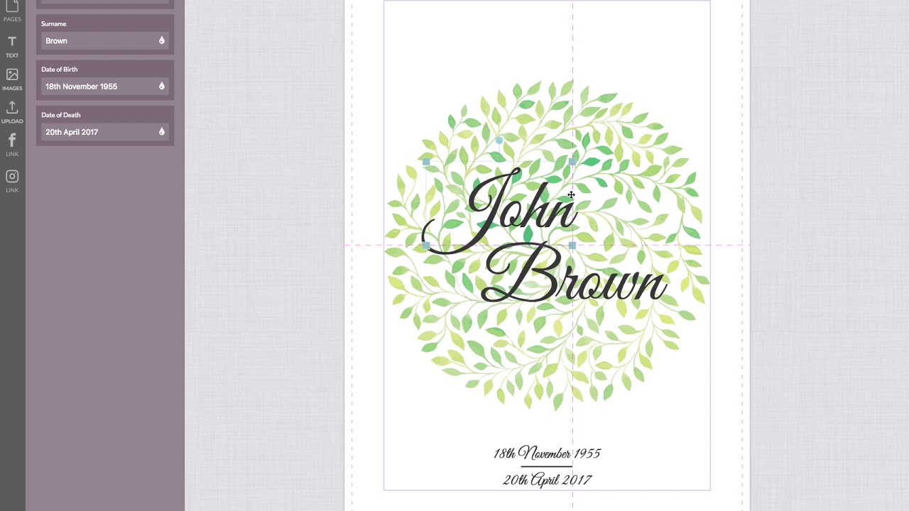 Creating an Order of Service with Funeral Hymn Sheets