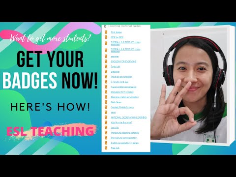 HOW TO GET YOUR BADGES