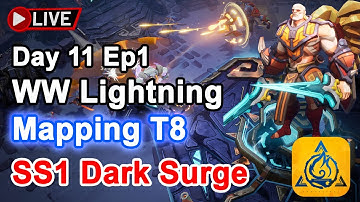[SS1] Day 11-EP1 Mapping T8 Rehan Whirlwind Lightning Stack dex 100M + DPS  | Torchlight:infinite